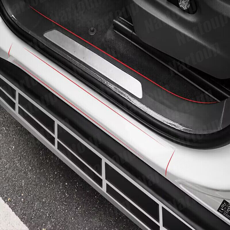 For Toyota CAR Door Plate Sill Scuff Covers Anti Scratch Decal Sticker Protector