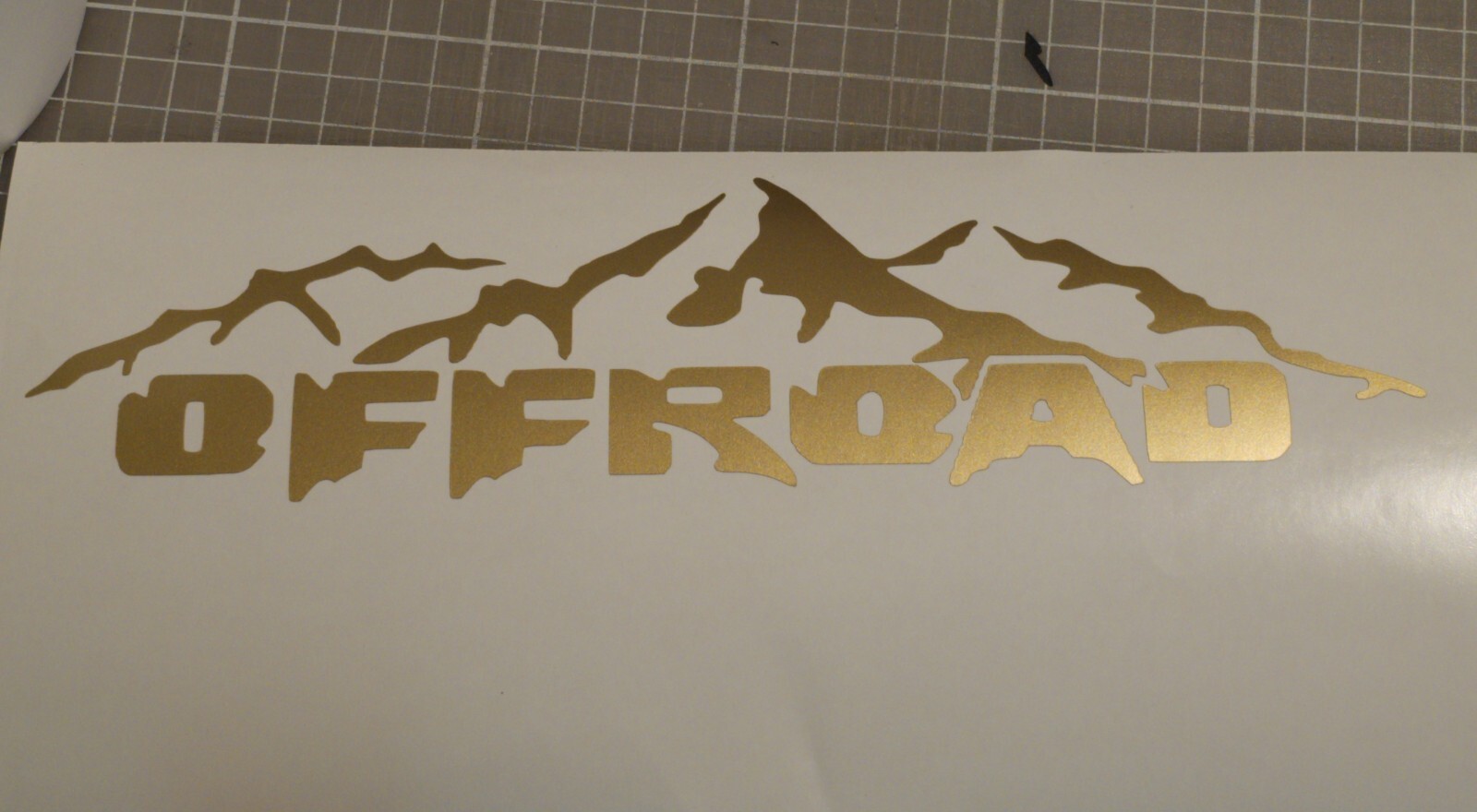 MOUNTAIN RANGE LANDSCAPE OFFROAD Vinyl Decal -Sticker for Car Truck