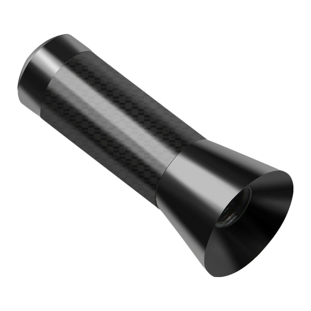 1/2Set 1.4″ CARBON FIBER CAR AM/FM RADIO SHORT ANTENNA STUBBY SCREW ALUMINUM BLA