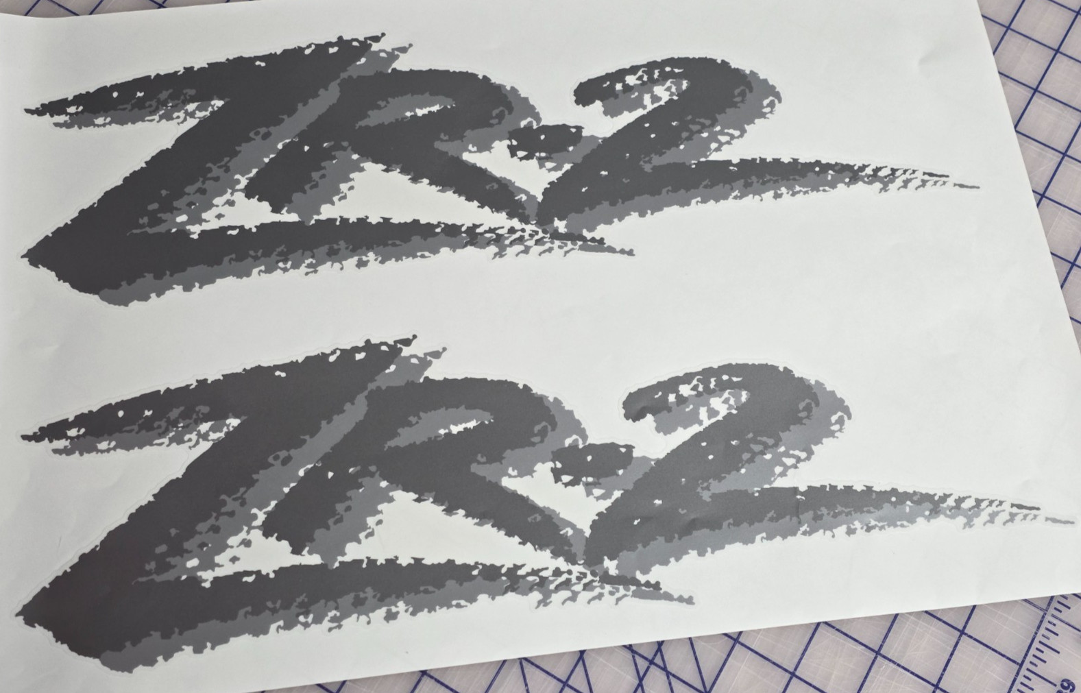 PAIR ZR2 decals stickers fits 2003-2005 S10 and Blazer TOP QUALITY