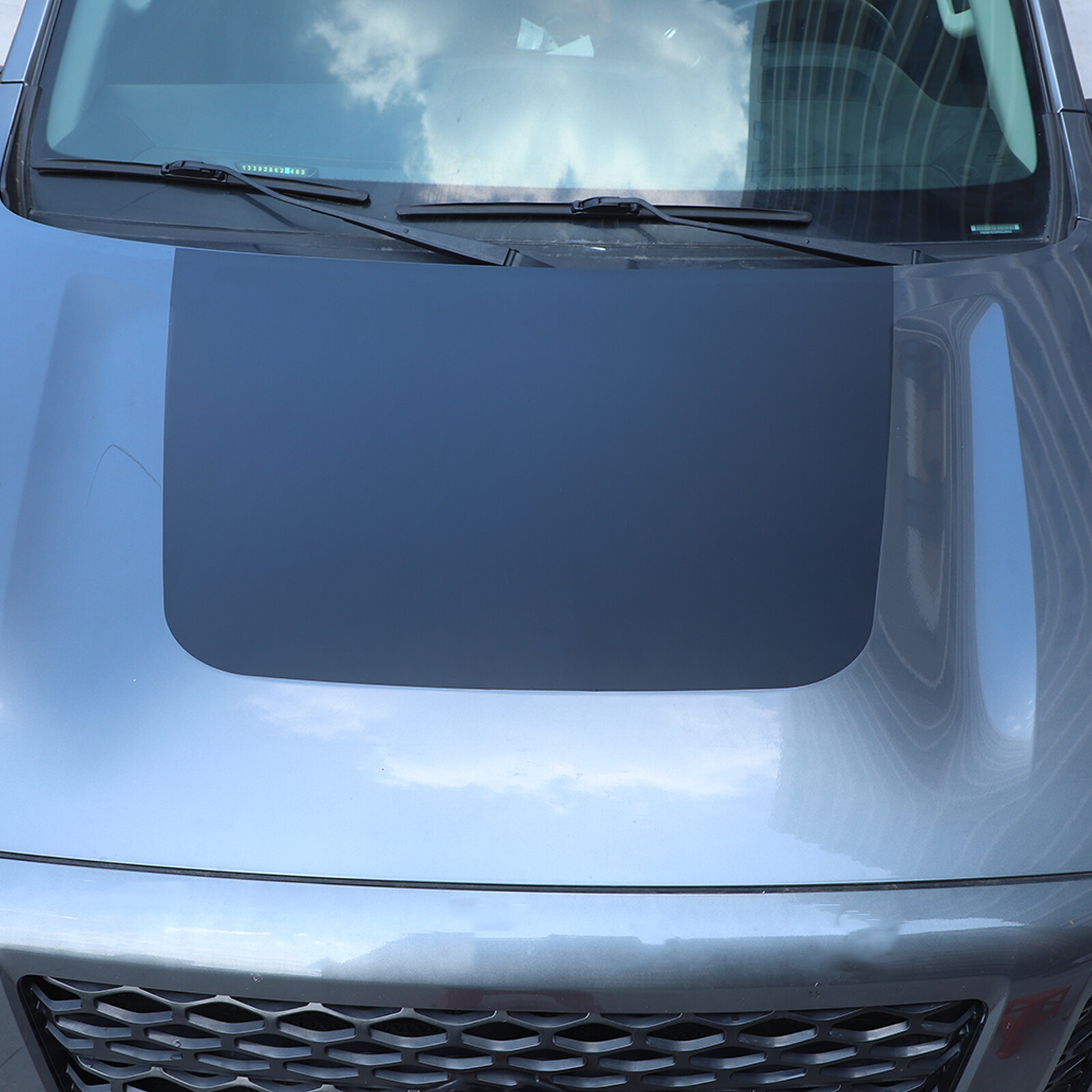 Black Car Front Hood Decal Decorative Sticker Vinyl For Nissan Titan 2016-23 US