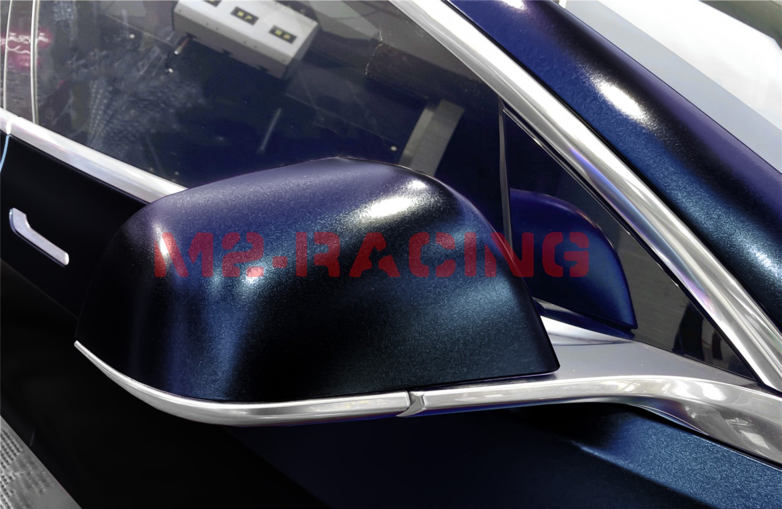 Galaxy Dust Matte Midnight Blue Metallic Car Sticker Decal Vinyl Wrap Sheet Film