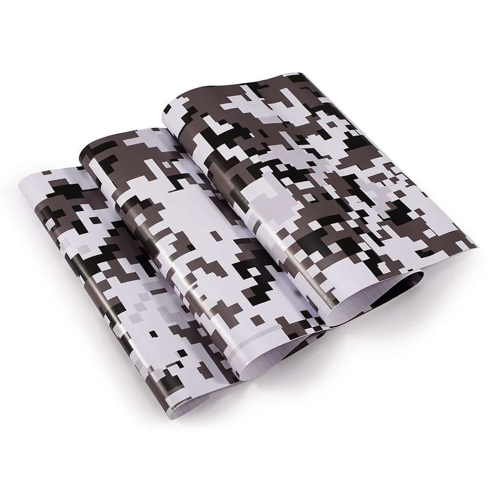Camo Shadow Camouflage Vinyl Car Wrap Air Release Film Sticker Decal Sheet