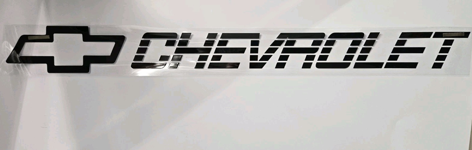 Chevrolet Windshield Tailgate Sticker Decal 40×5 inchs blk stick on most items