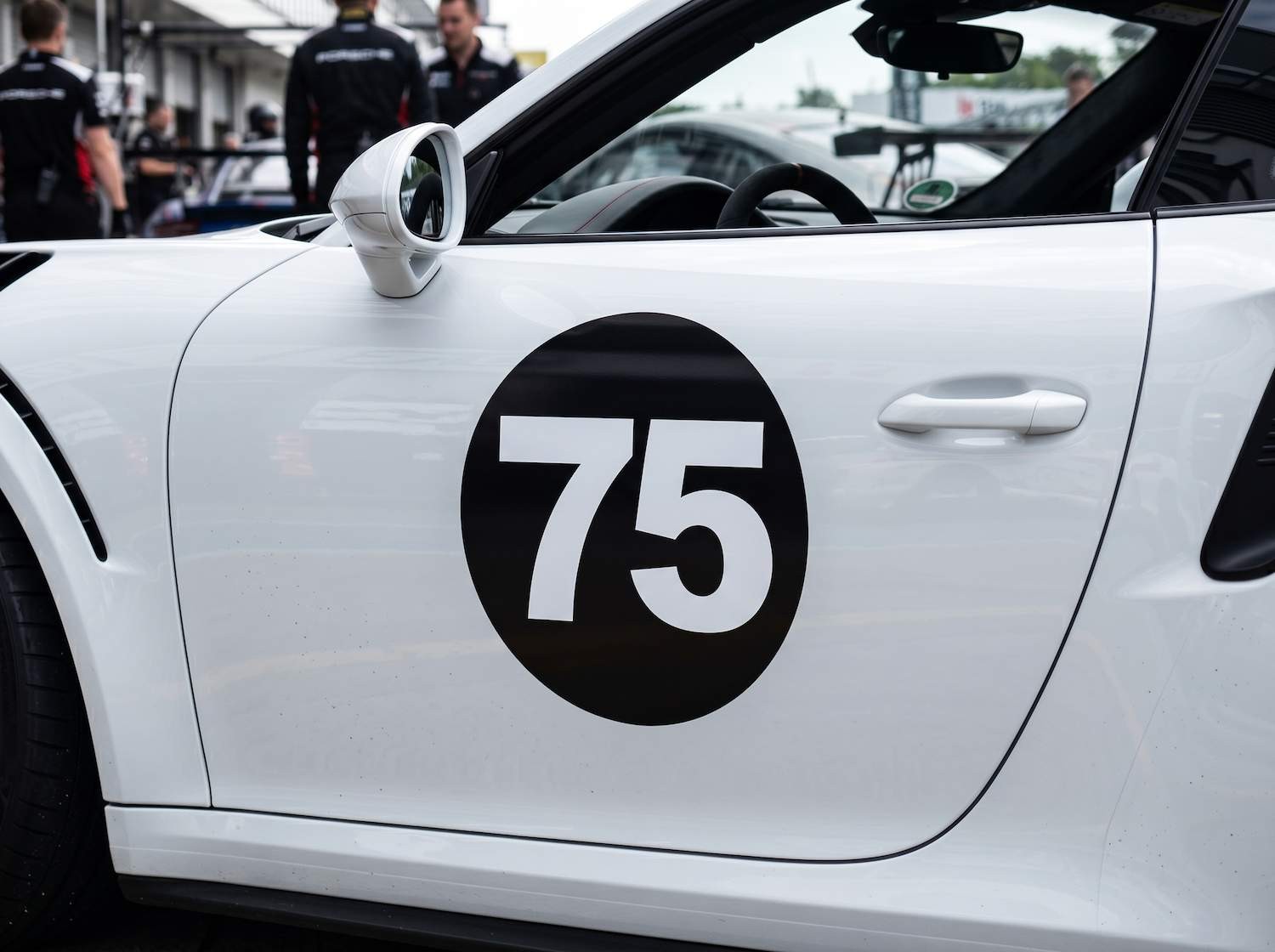 Custom 15″ Racing Number Round Decals Pair Vinyl Stickers for Cars and Trucks