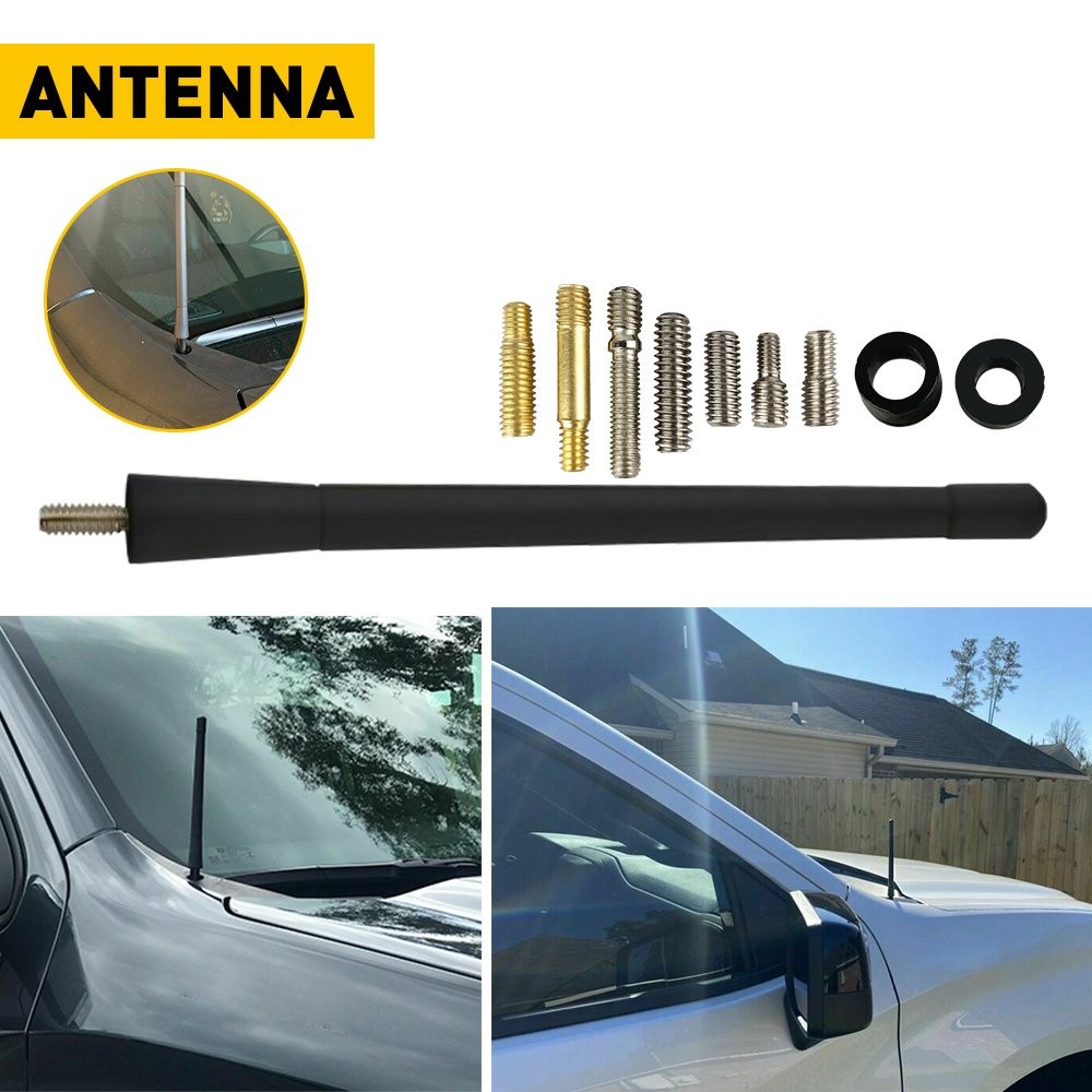 7″ Universal Car Antenna Radio AM/FM Antena Roof Mast Long Whip style For M