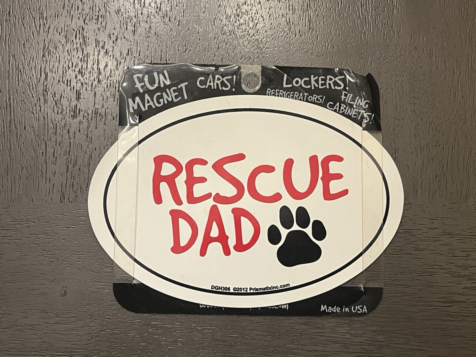 ” Rescue Dad ” Vehicle Magnet • 4″x6″ • New