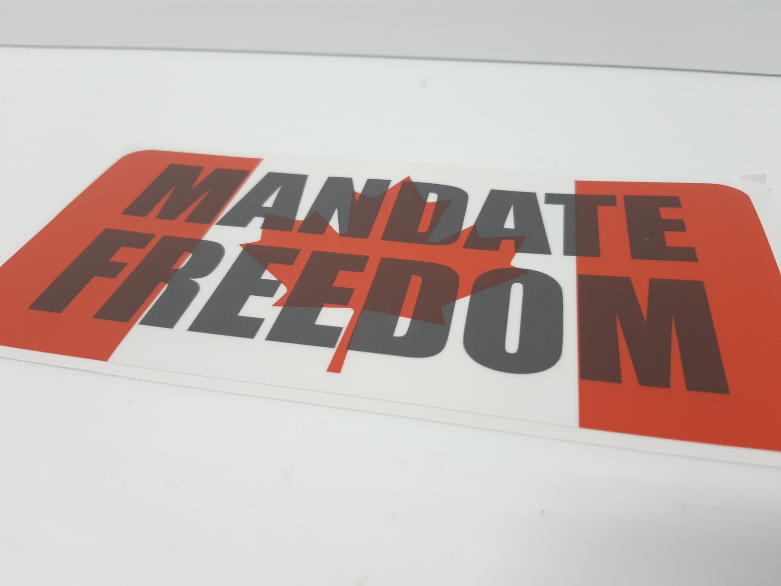 Set of 3 Mandate Freedom Bumper Sticker Vinyl Decal Car Laptop 7×3.5 inches