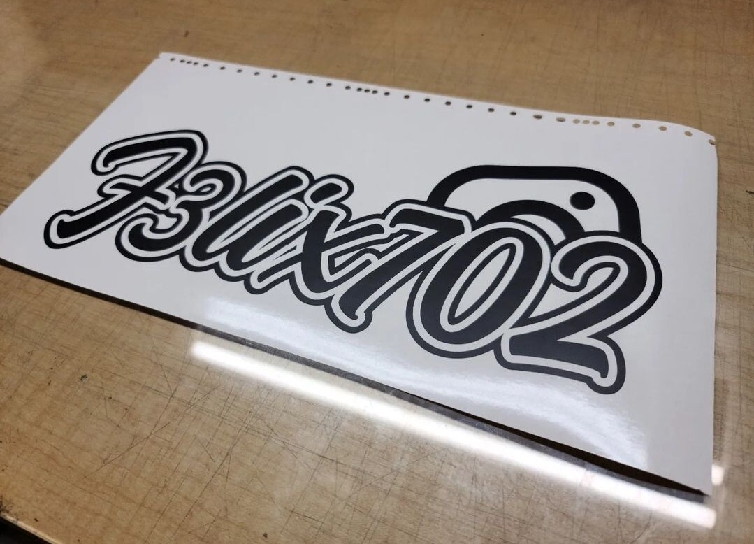 Instagram Decals for cars | Lettering Stickers | snapchat | Double Color Decals