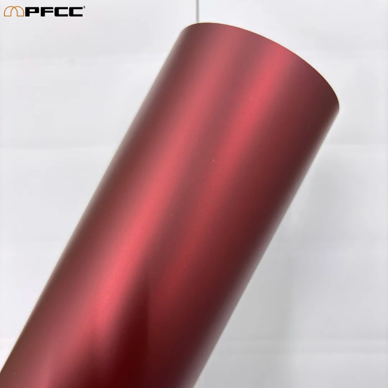 Pre-Cut Matte Romanee Red TPU Wrap Self-Healing PPF For Cybertruck Full Body Kit