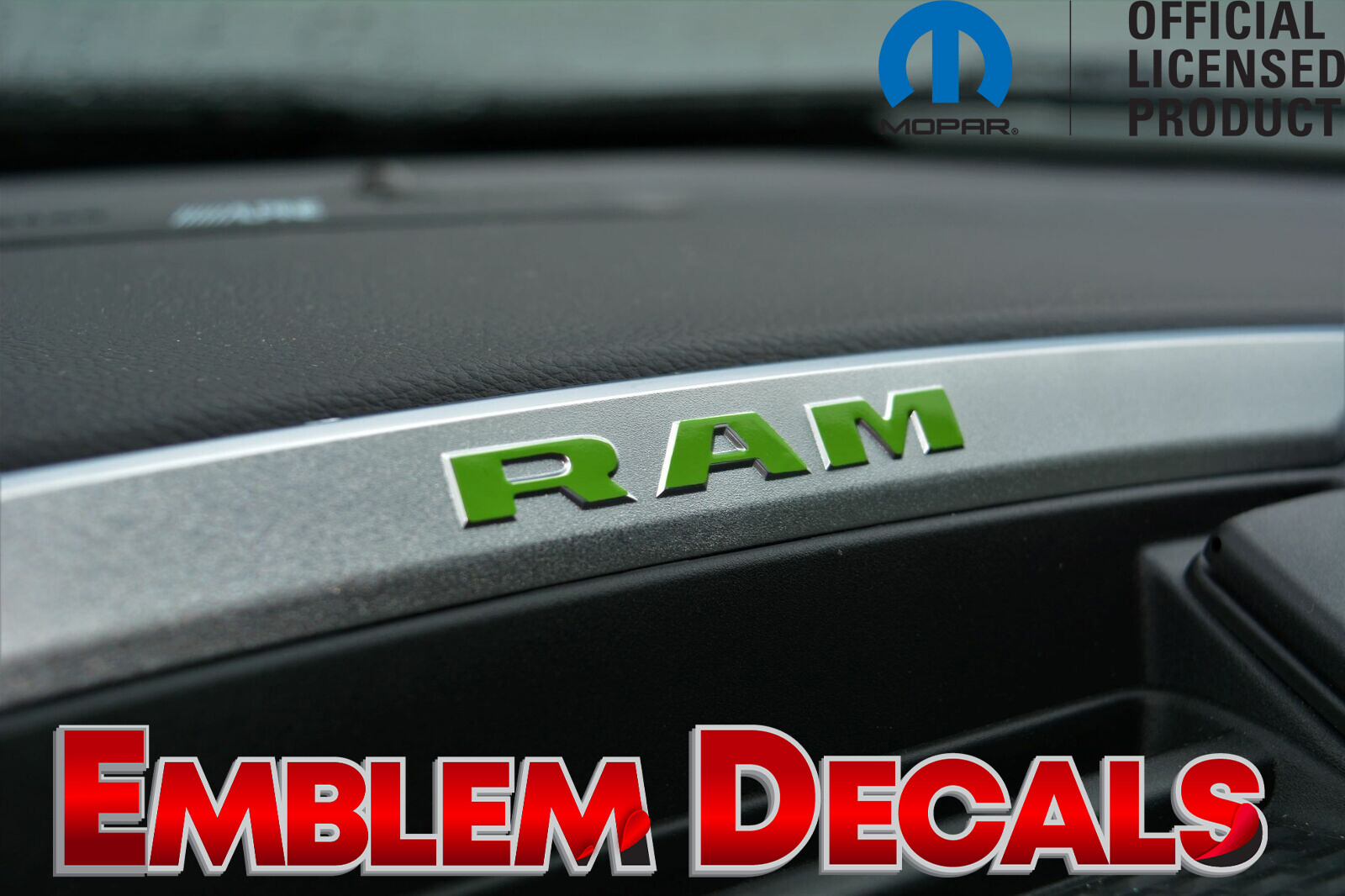 RAM 1500 DT Upper Radio Bezel Console Decals 2025 2026