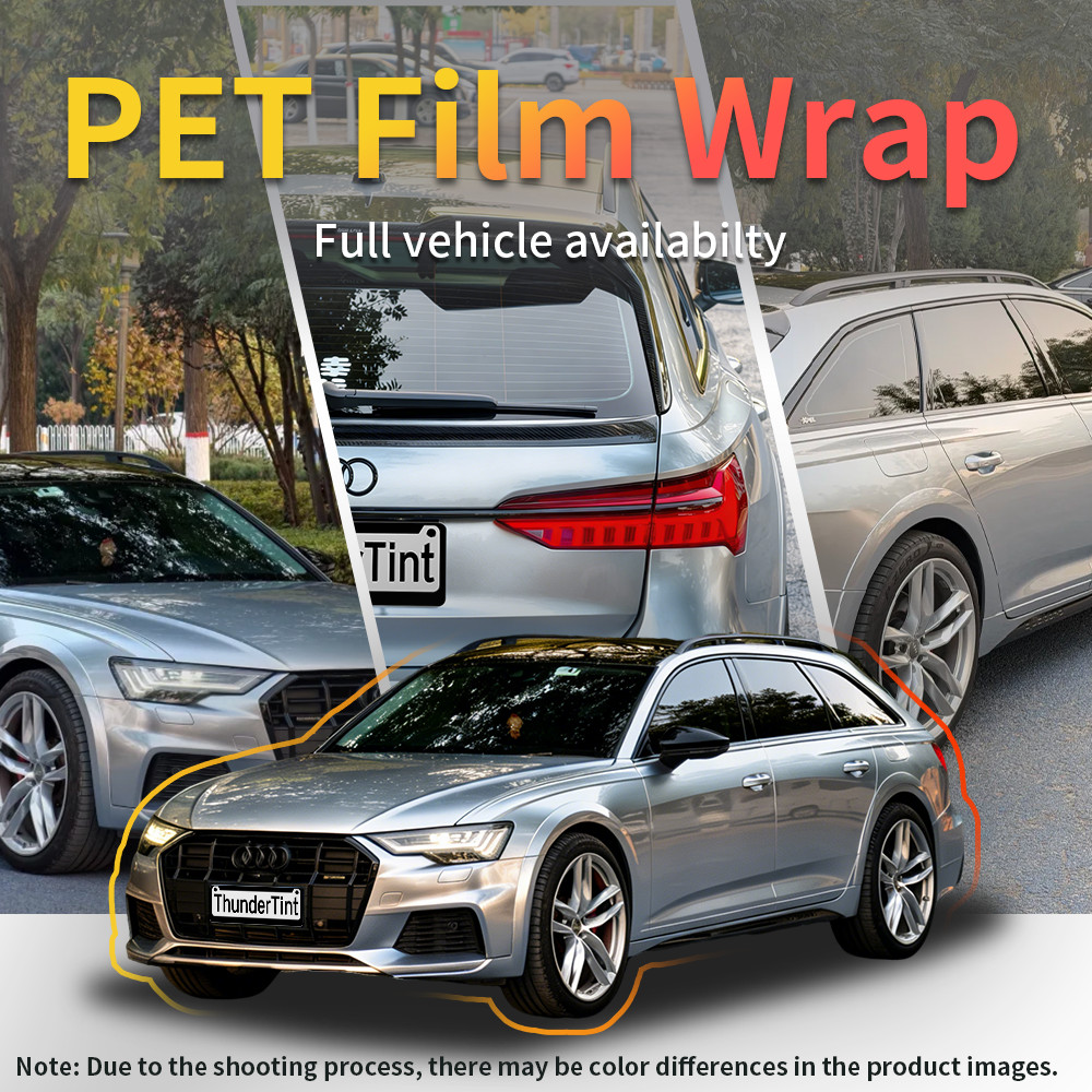 PPF PET Silver Gloss Color Vinyl Paint Protection Film Scratch Shield Auto Wrap