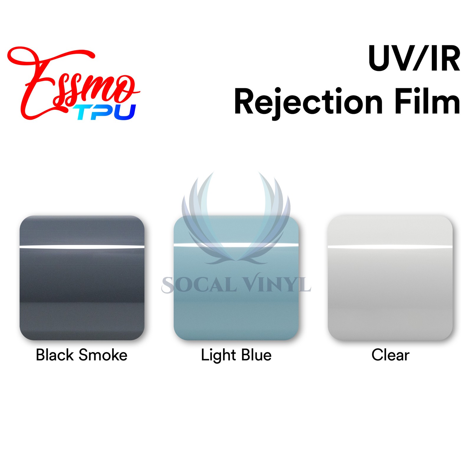 TPU Essmo Security Clear Glass Car Auto Sunroof VLT70% UV99% Windshield Sunshade