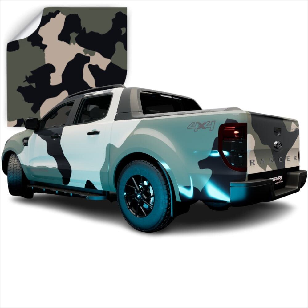 3M Vinyl Printed Jumbo Camo Patterns CW Series Wrapping Film | CW1524J