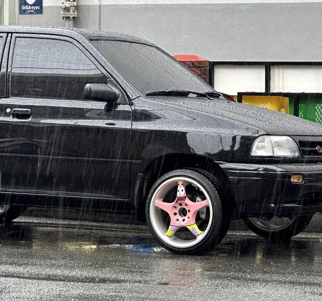 Car Rim Graphic Decal DIY Kit (1-0.Starry)