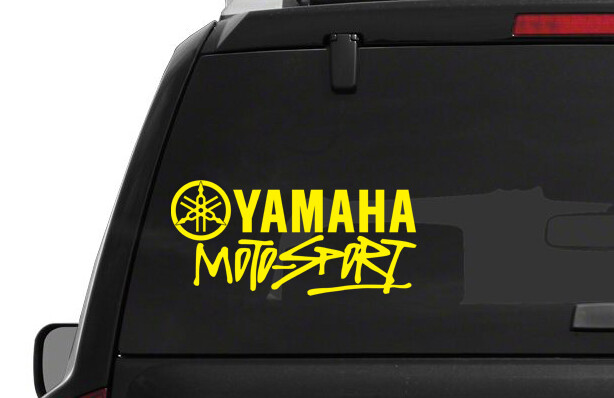 Yamaha MotoSport Logo Vinyl Decal Sticker Side by Side 4×4 Viking Wolverine