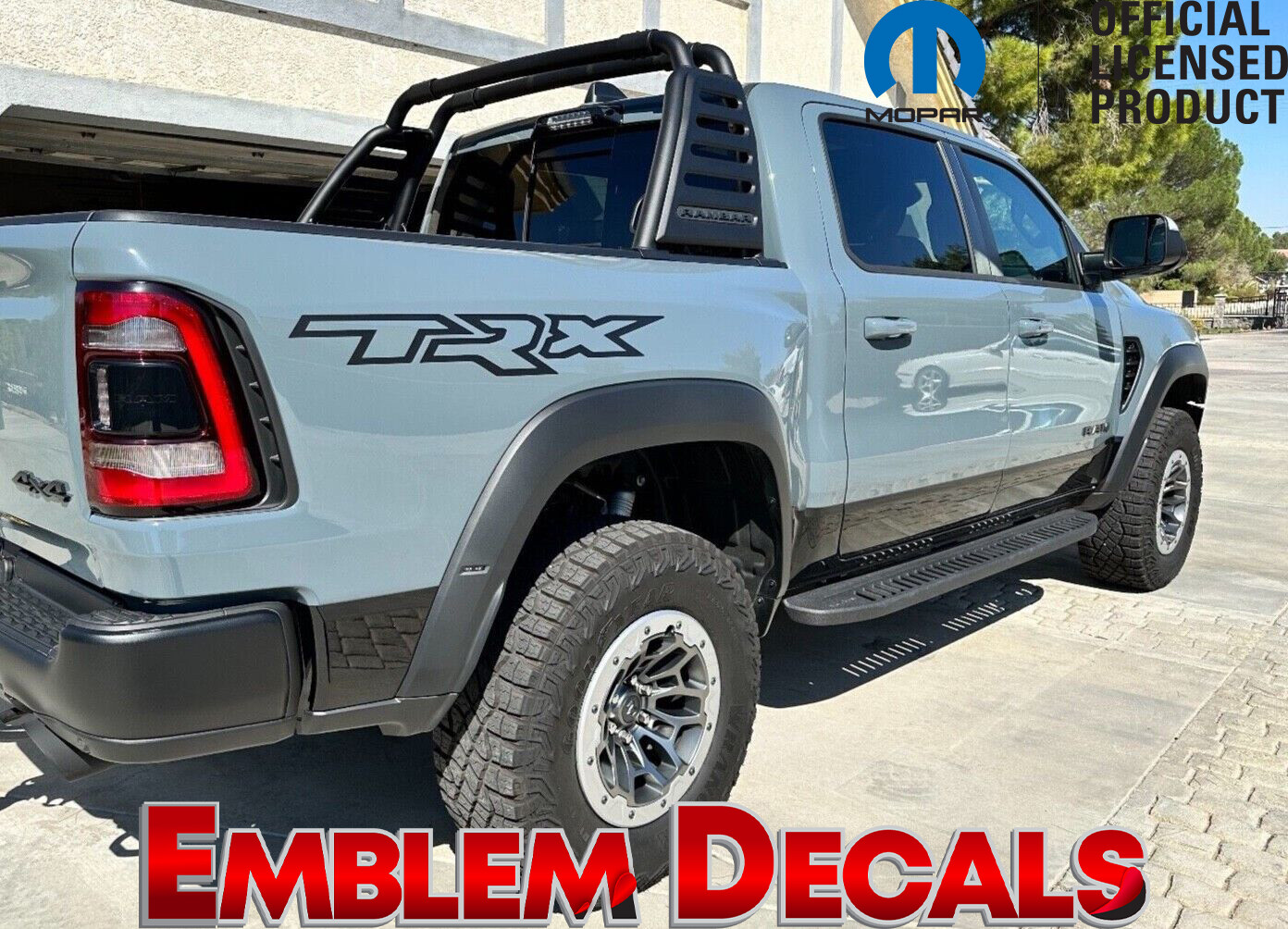 Ram 1500 TRX Solid Bed Decals Decal 2021 2022 2023 2024 OEM SIZE