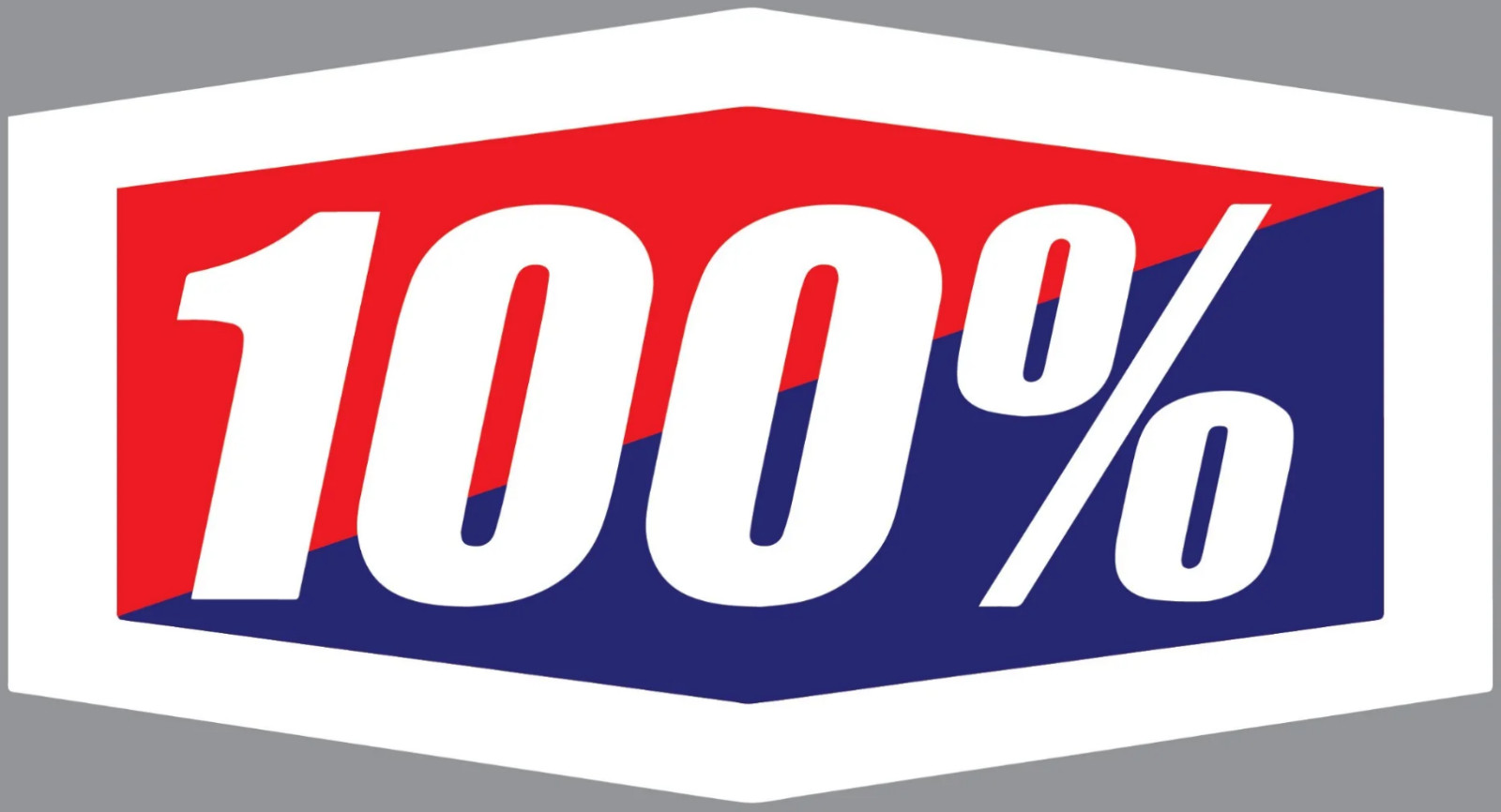 100% Motocross Vinyl LOGO Decal Dirt Bike MX Supercross ATV Sticker