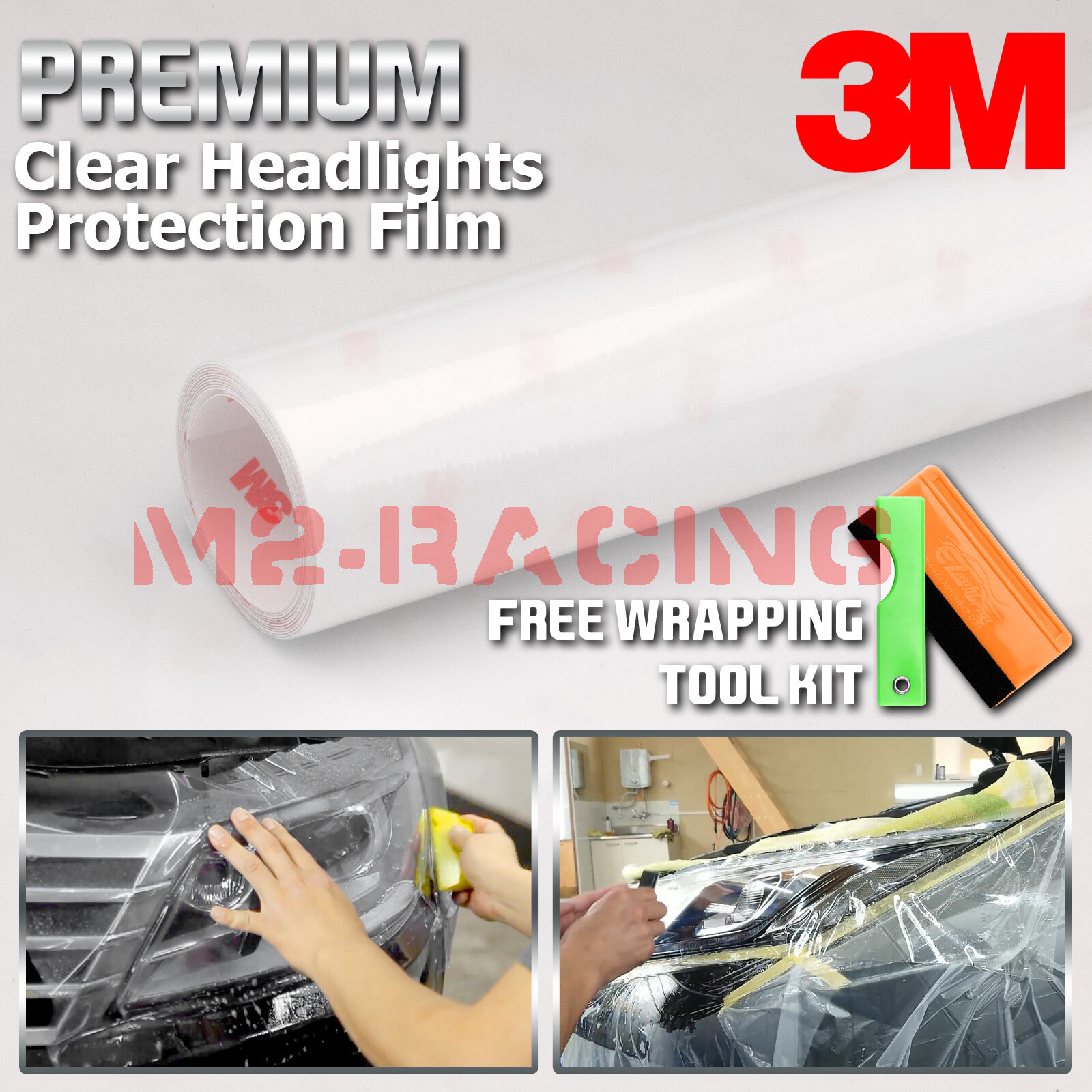 ESSMO Protection Paint Film Clear Headlight Taillight Sider Marker Vinyl Wrap