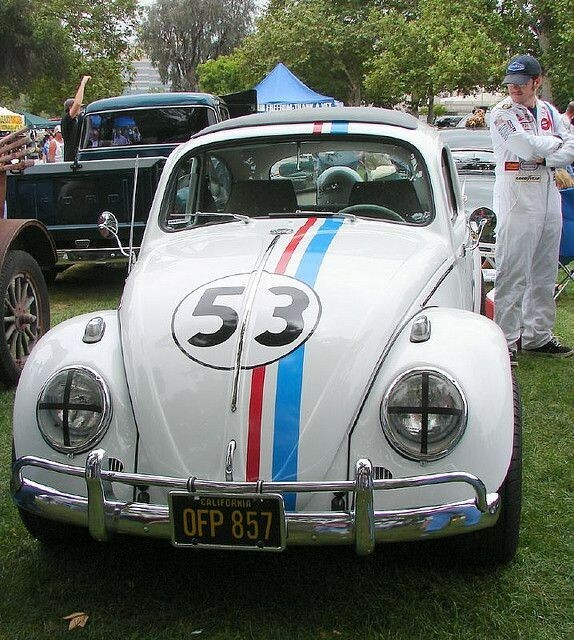 Auth Herbie The Love Bug Decal Sticker Kit Customize Gumballs Stripes Hood Tail