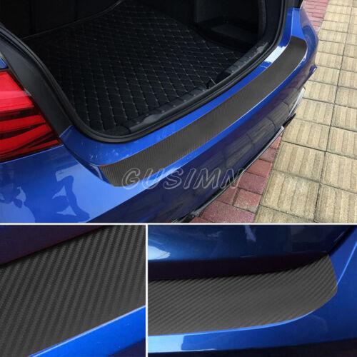 Rubber Car Rear Bumper Protector Trim Strip Trunk Sill Guard Scratch Pad Cover