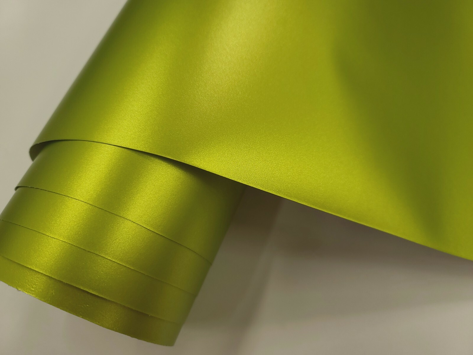 Anodized Yellow Lime Green Vinyl Vynil Car Wrap Film Sticker Decal Sheet Roll