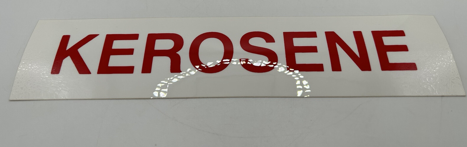 4x KEROSENE Vinyl Decals Label Emblems Stickers