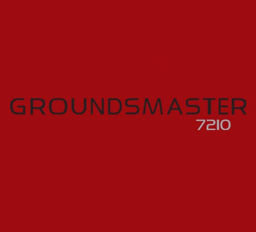 Toro Groundsmaster 7210 Premium Vinyl Decal 2-Pack – 22″ wide x 3″ tall