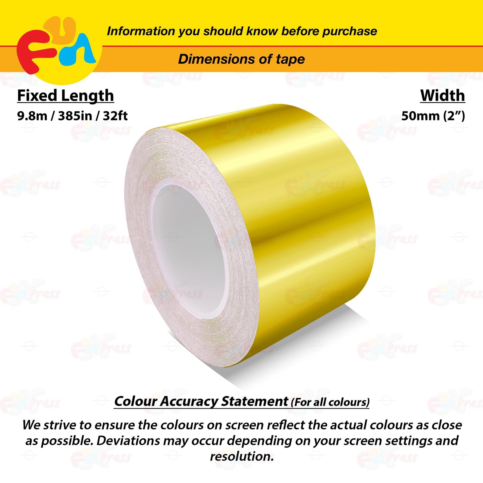 CHROME GOLD 2″ 50mm PIN STRIPE Car Model Streamline TAPE Decal Vinyl Sticker