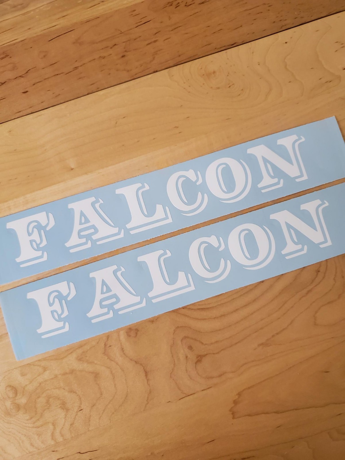 FALCON air compressor Decals Stickers Gloss white (2) 18″ FAST USA
