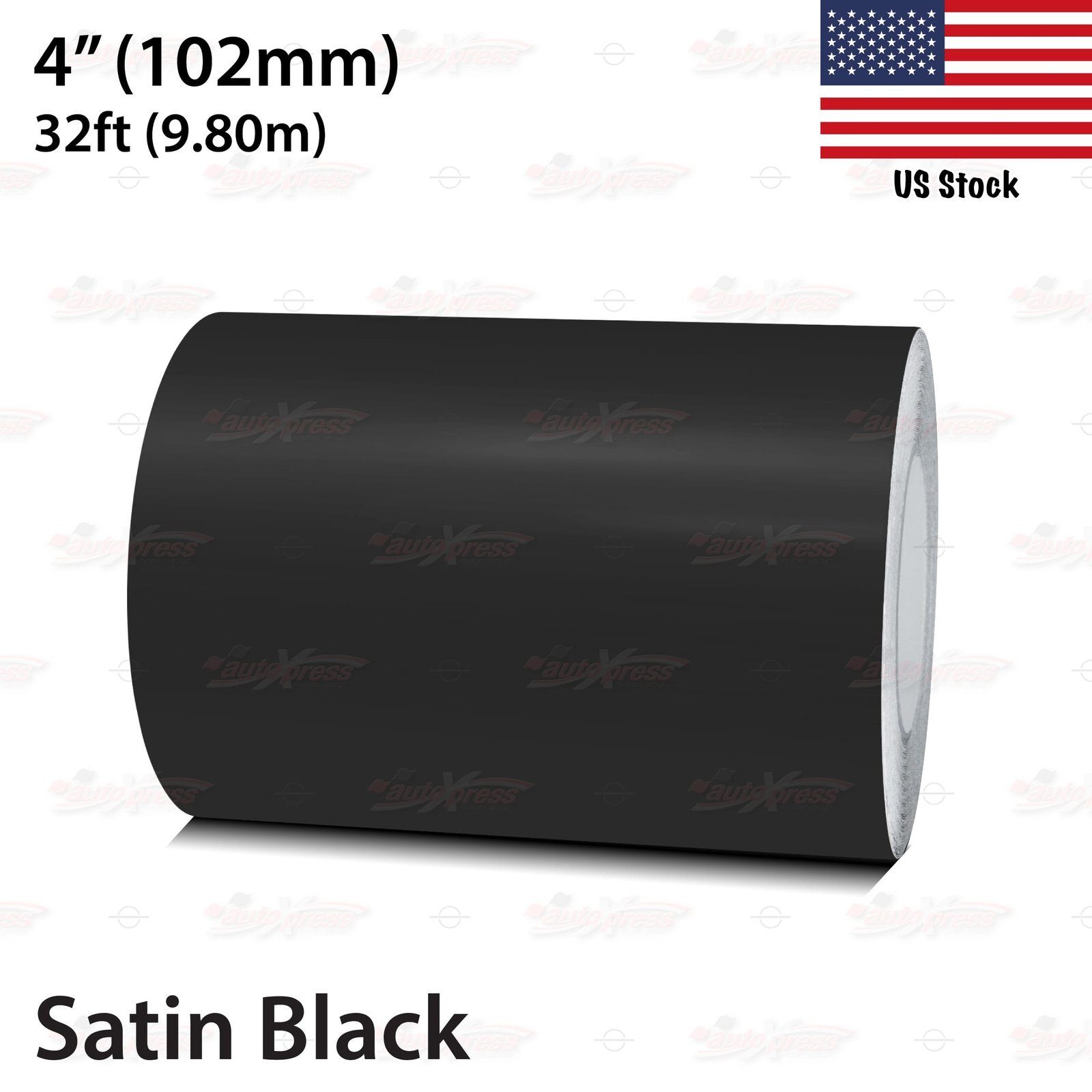 4″ Roll Vinyl Pinstriping Pin Stripe Line Tape Decal Sticker 102mm SATIN BLACK