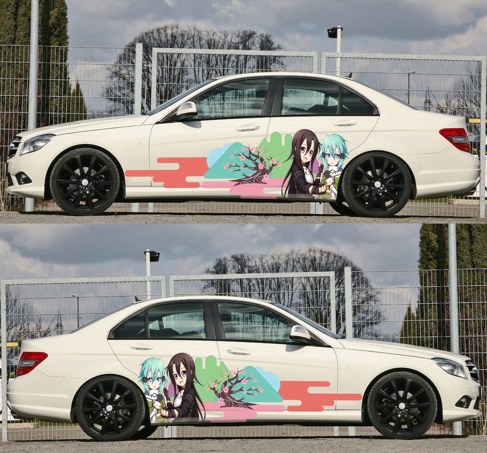Anime Girls Stickers, Anime Car vinyl decal, One Piece Car Decal, Manga decal