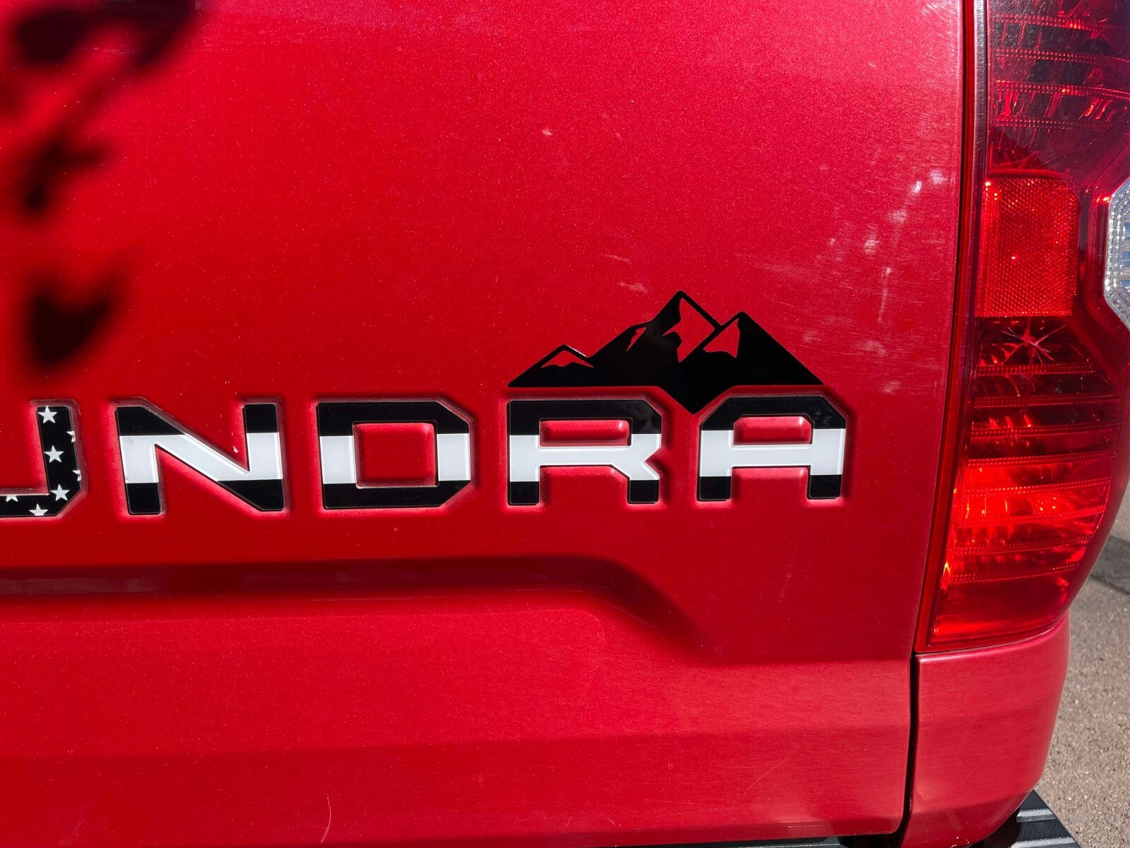 Black Mountain Sticker, Fits 2014-2021 Toyota Tundra Tailgate Buy 2 Get 1 FREE