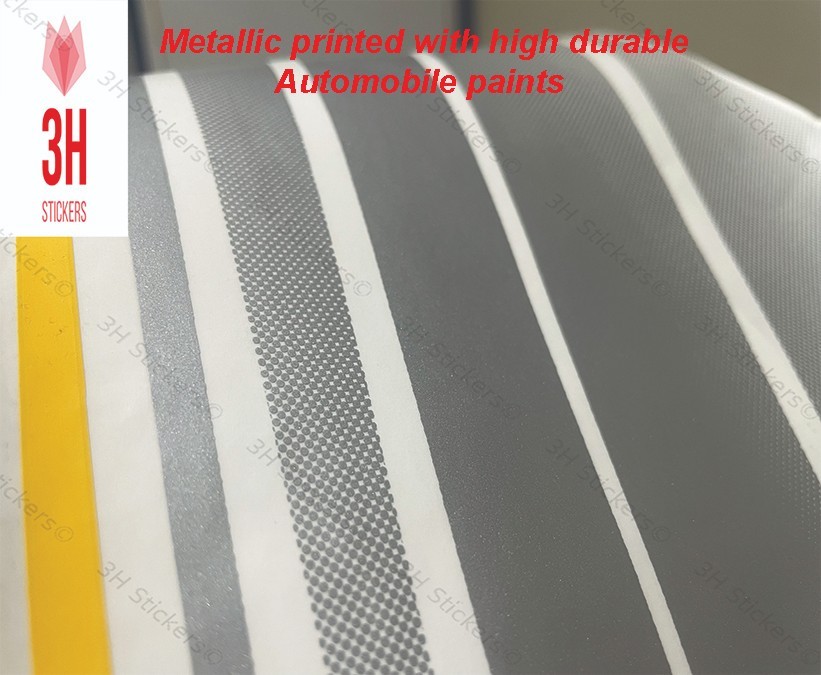 Custom Graphics for Toyota Hilux Pickup (printed via automobile metallic paints)