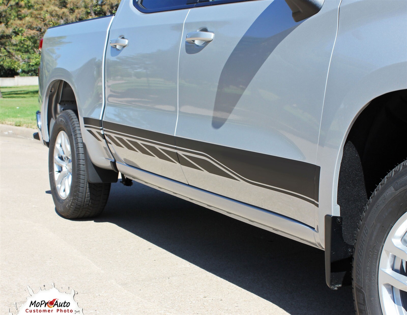 2019-2024 Chevy Silverado Stripes ROCKER 2 Decals Lower Door Vinyl Graphic Kit