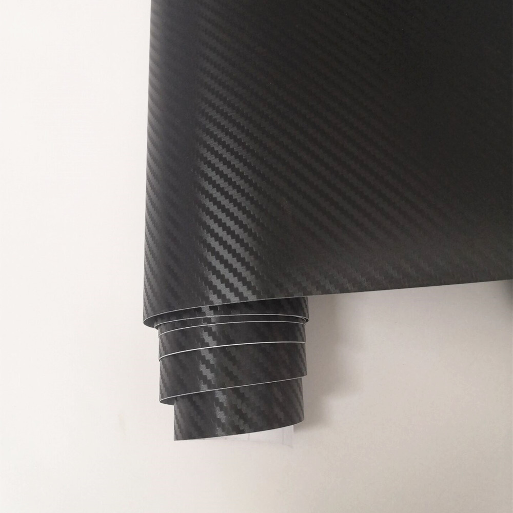 Carbon Fiber Pattern Waterproof Vinyl Car Wrap Sheet Roll Film Sticker 60″x12″
