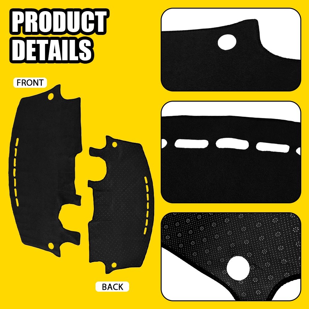 For Volkswagen VW Beetle 1998 -2010 Dash Cover Mat Dashmat Black Carpet USA 1-5X