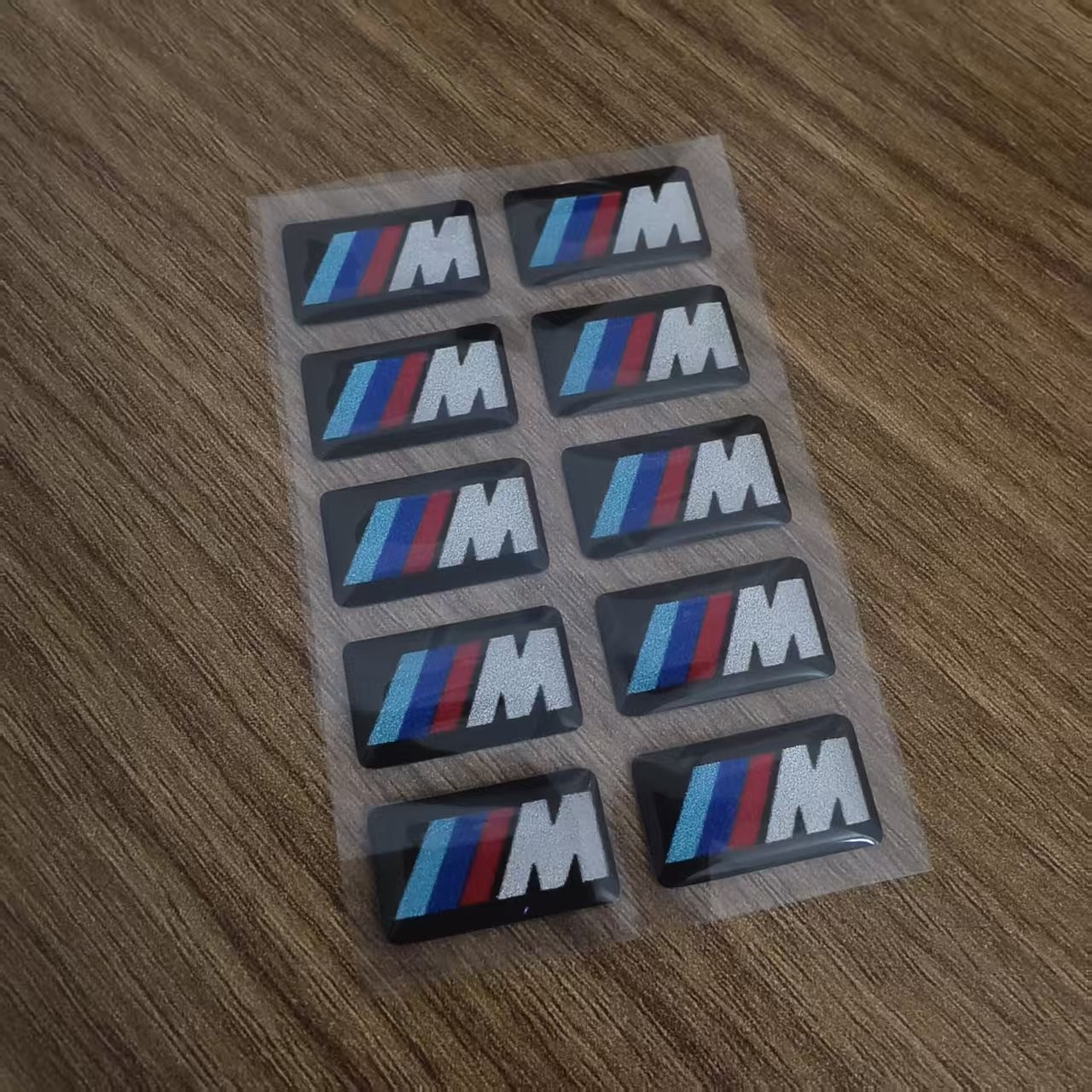 17mm X 9mm/ 11mm X 19mm/ 7mm X 16mm FOR BMW WHEEL M BADGE STICKER EMBLEM DECAL