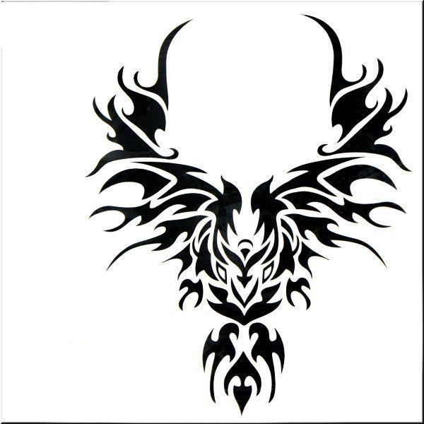 CAR HOOD ROOF TRUNK DECORATION DECALS STICKER BLACK DECAL STICKER #1