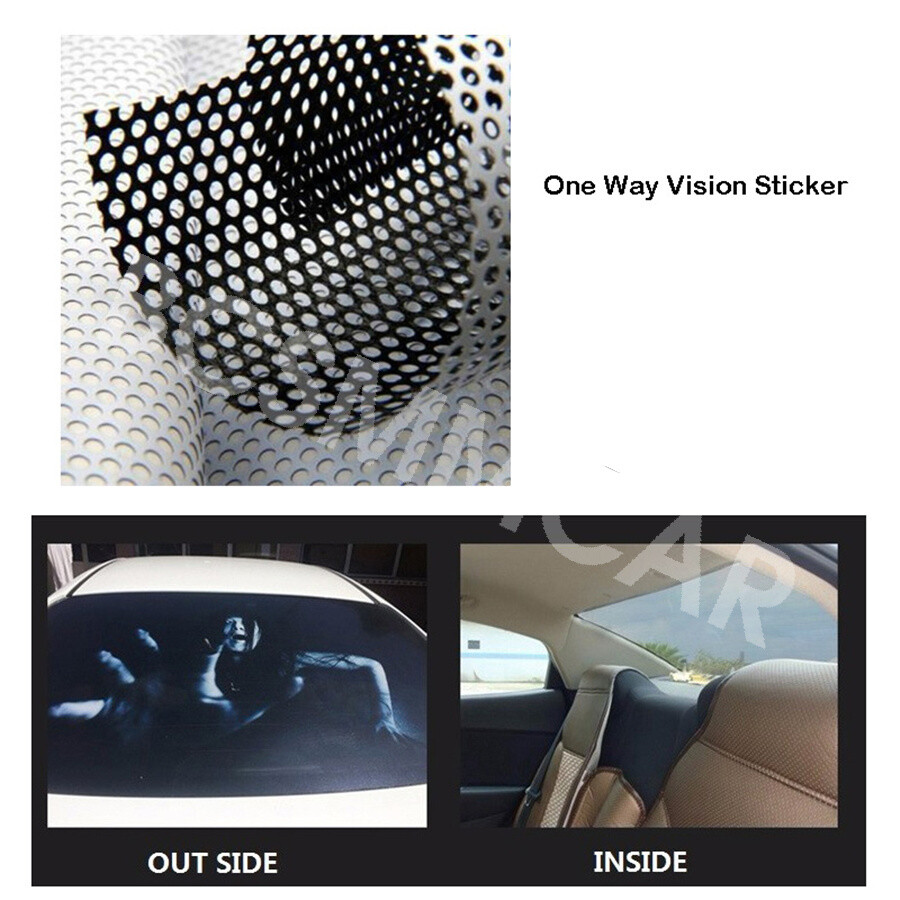 3D Yellow Eye Leopard Sticker Decoration Decal Sunshade For Car Front Windshield