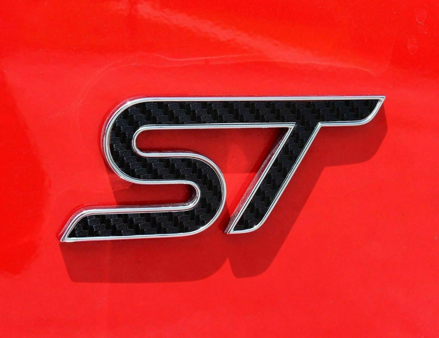 2019-2024 Ford Edge ST Decal Emblem Inserts – Set of 2 (Black Carbon Fiber)