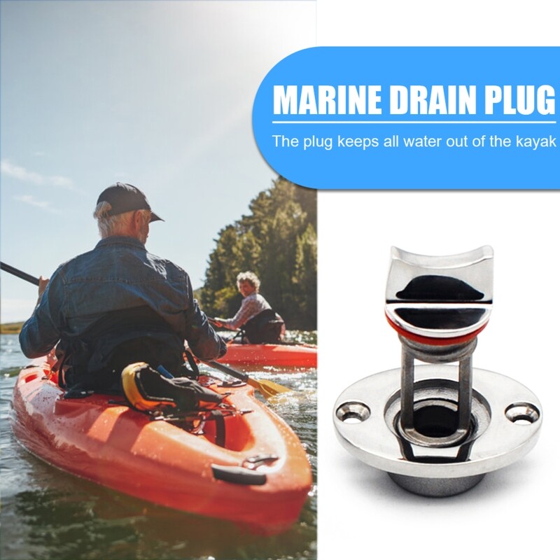 Stainless Steel Drain Plug Bung Hole Drainage Marine Dinghy Garboard