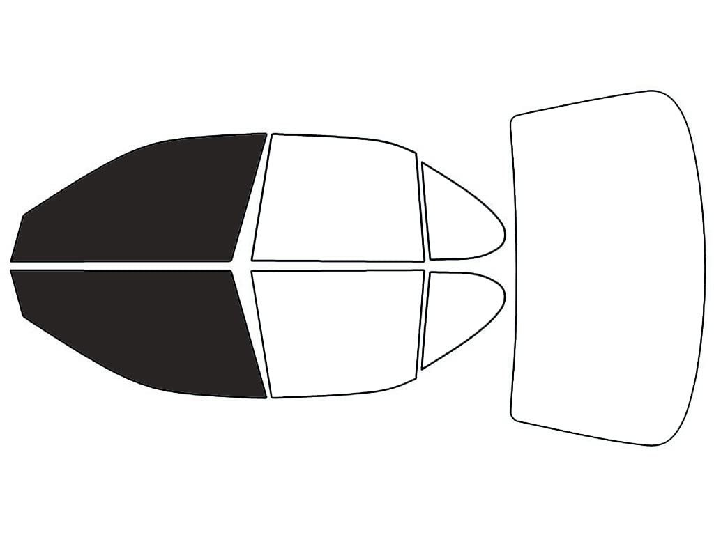 Rvinyl Window Tint Kit Fits Fits Nissan Altima 1993-1997