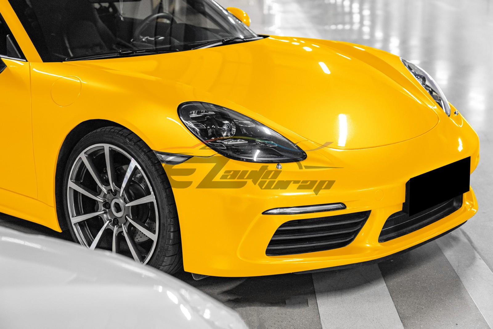 Gloss Metallic Volcanic Yellow PPF TPU Paint Protection Film Dry Wet Vinyl Wrap