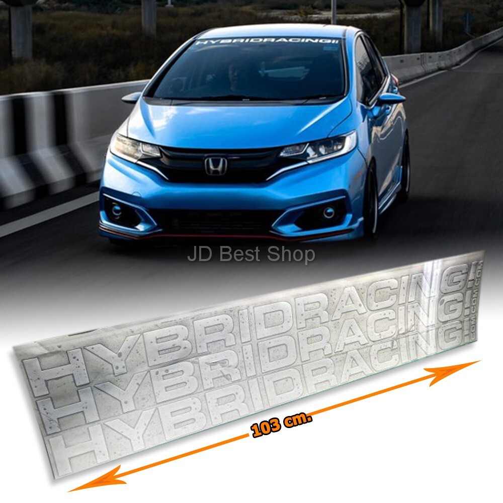 Hybridracing US Style Windshield JDM Dicut Vinyl Sticker 103cm Car Racing Sports