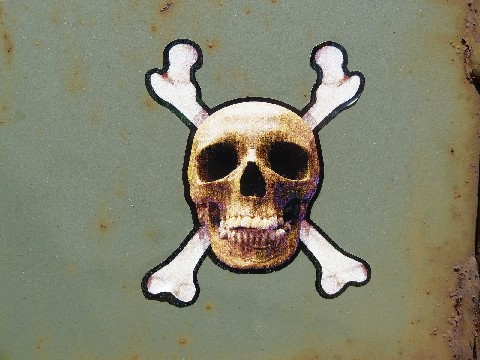ProSticker 517 (2 Pack) 2″ Skull Crossbones Decals Stickers Metal Detecting