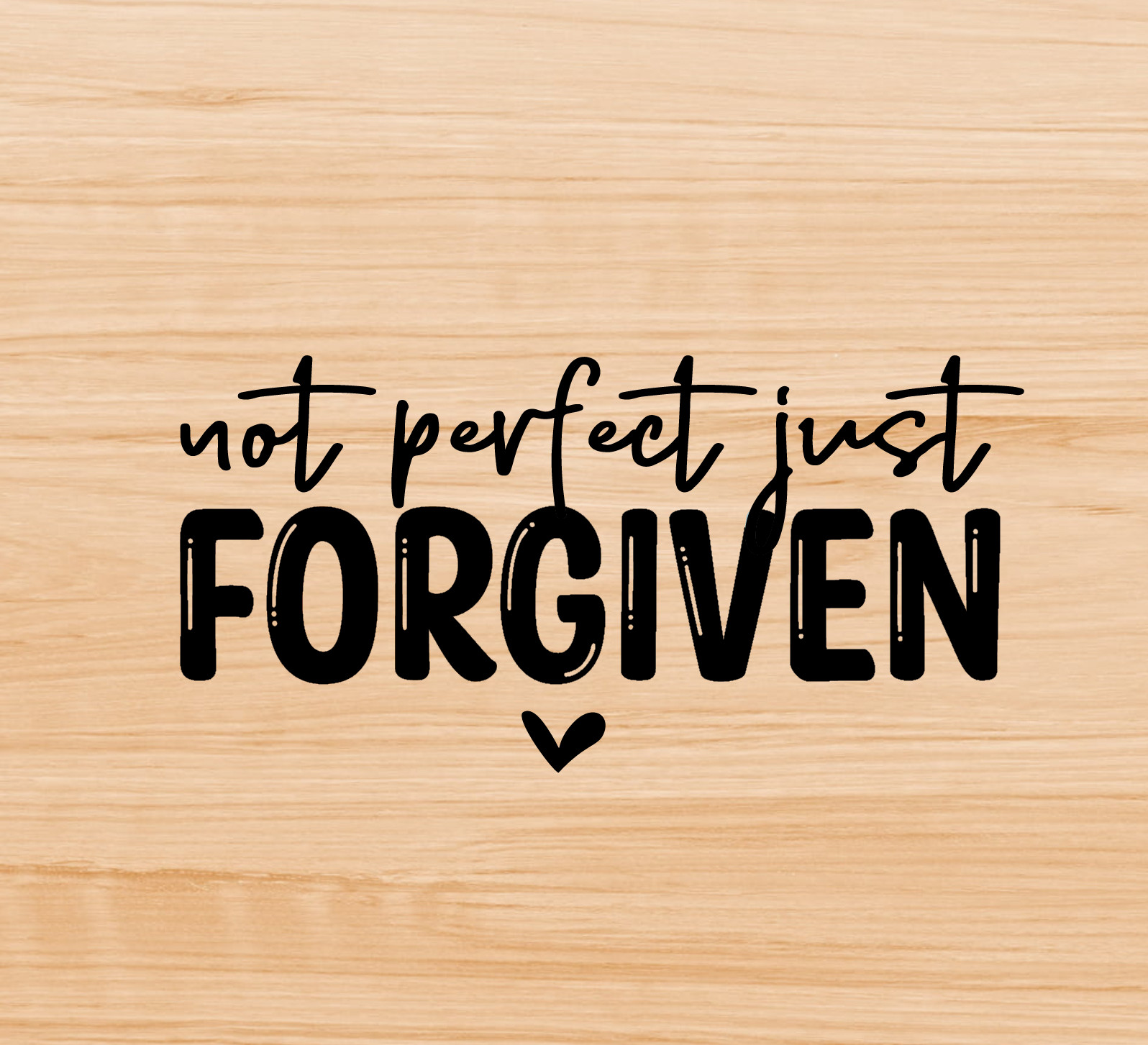 Vinyl Decal Car Truck Sticker Christian Quotes Not Perfect Just Forgiven