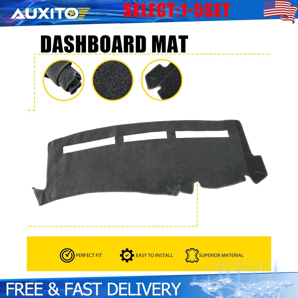 Fit 1999-06 Chevrolet Silverado GMC Sierra Dashboard Dash Mat Gray Non-Slip 1-5X