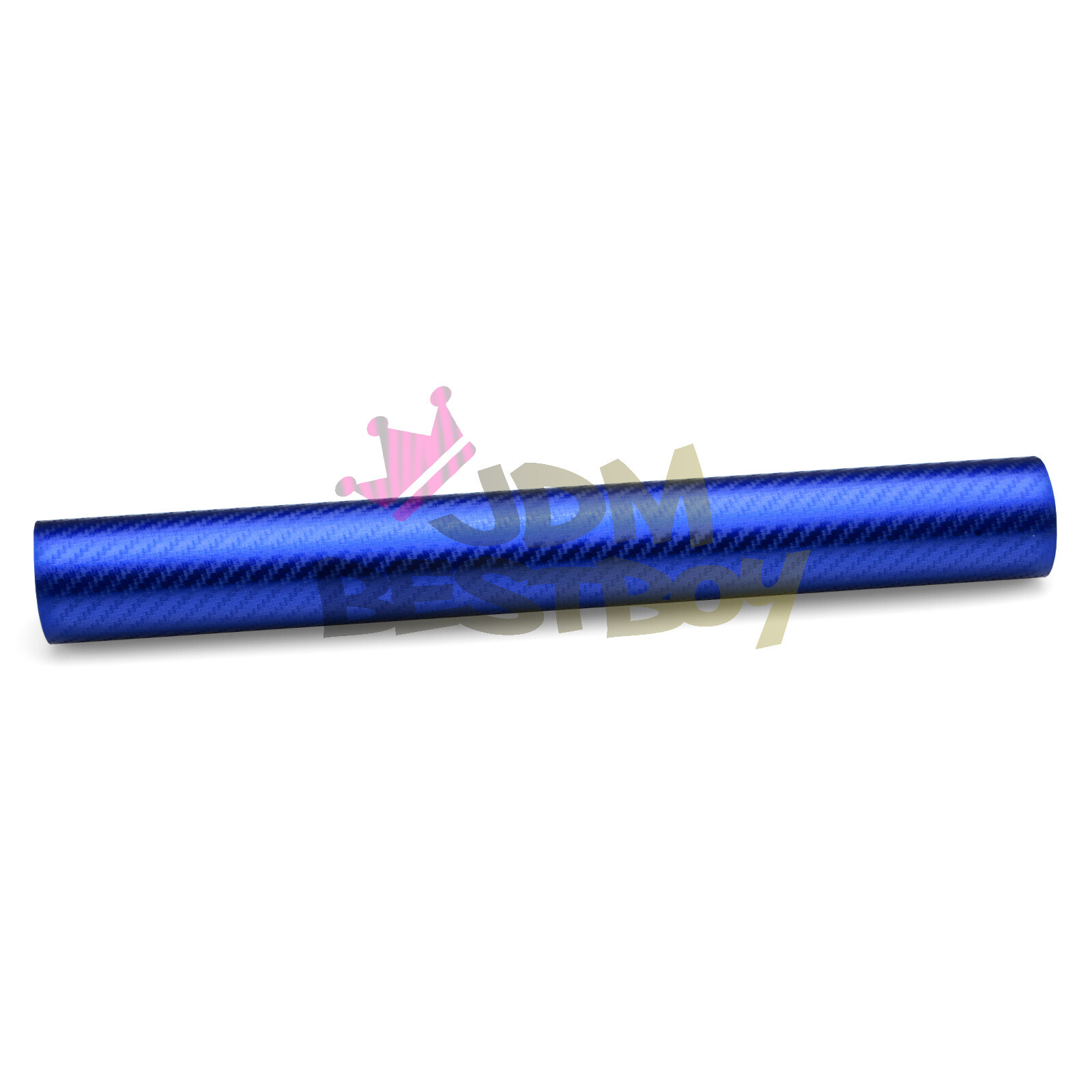 Satin Chrome Carbon Fiber Blue Vinyl Wrap Air Release Decal Sheet Film Sticker