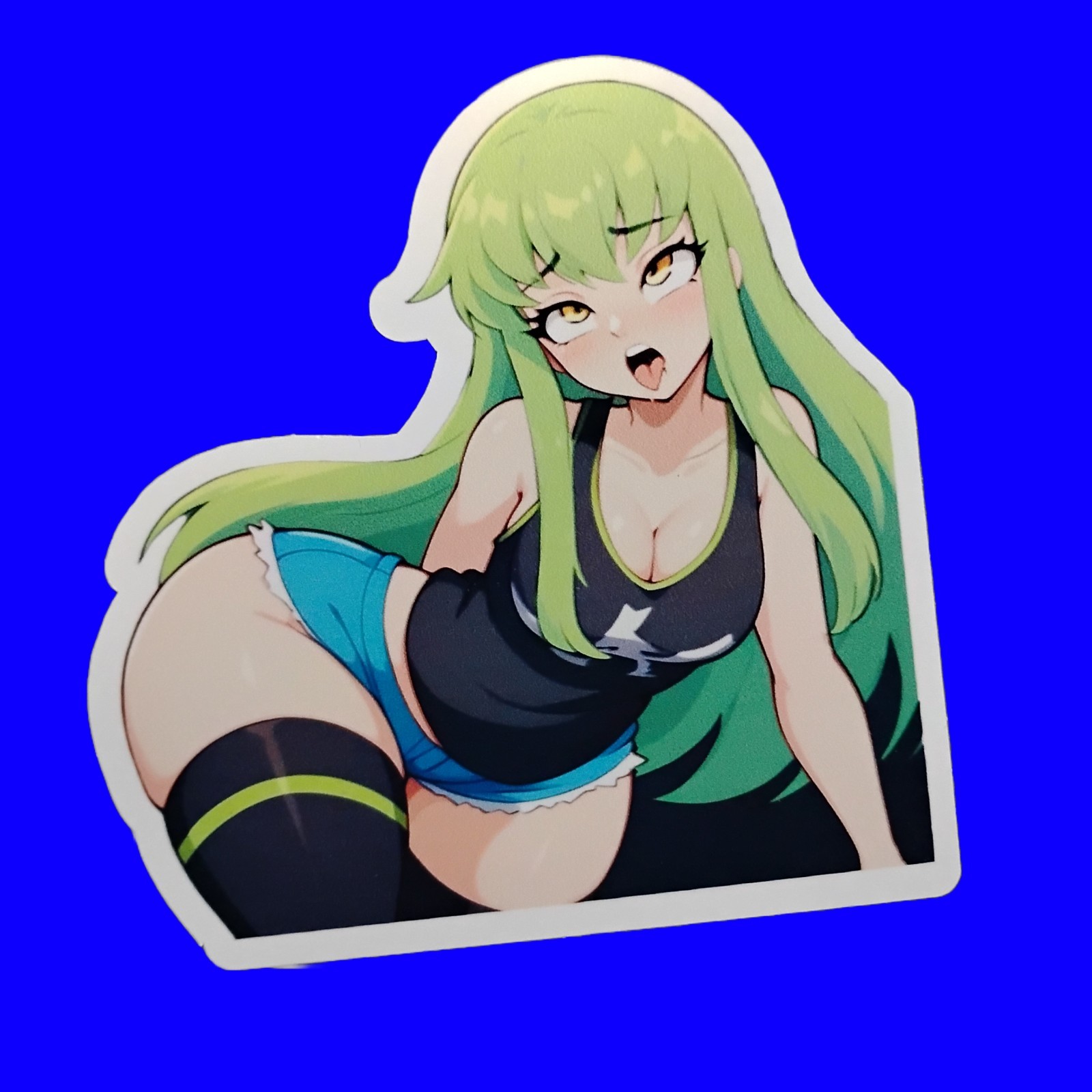 Anime Waifu Decal Sticker, Multiple Sizes Available